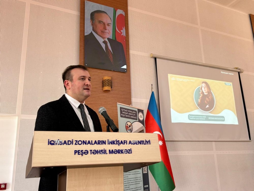 Peşə Təhsil Mərkəzində “İnnovasiya və sahibkarlıq” mövzusunda tələbələr üçün təlim keçirilib.