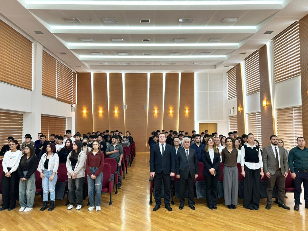 Ümummilli lider Heydər Əliyevin anım günü ilə bağlı tədbir keçirilmişdir.