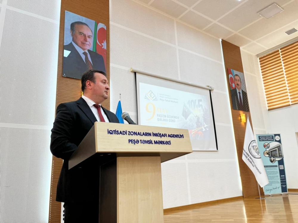 Peşə Təhsil Mərkəzində tələbələr üçün “Faşizm üzərində qələbədə Azərbaycanın rolu” mövzusunda seminar keçirilib.